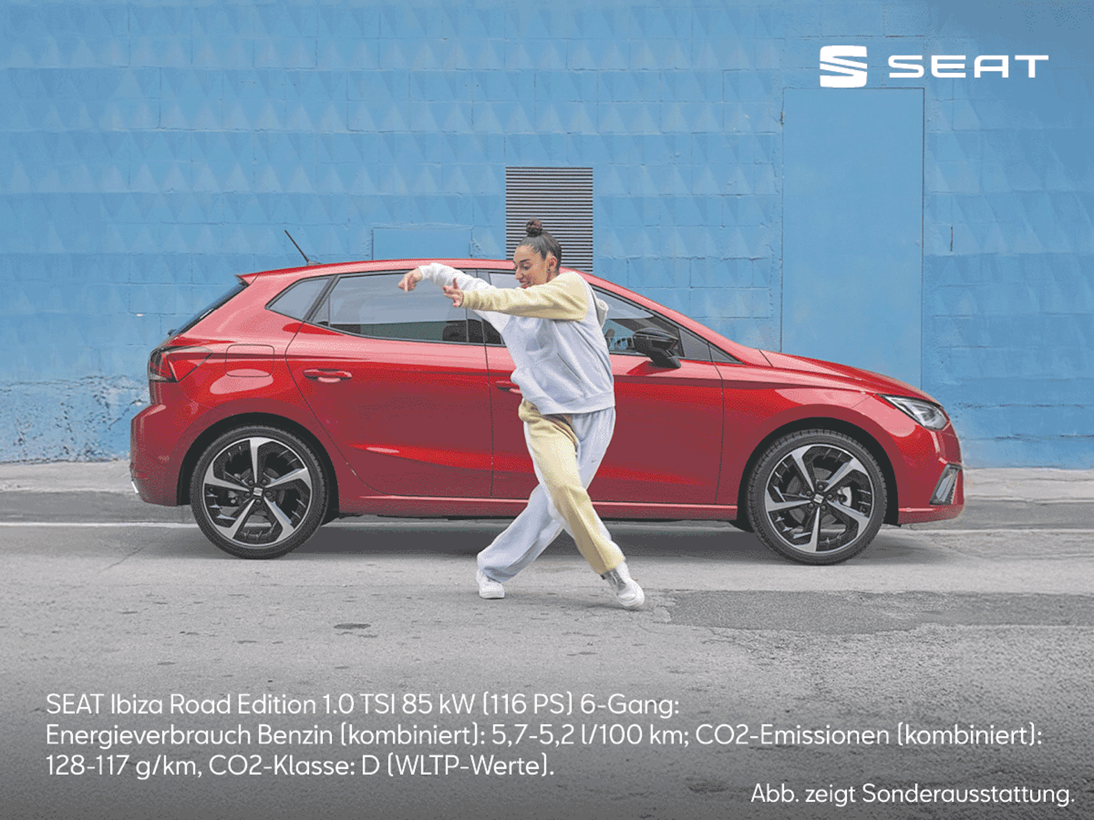 SEAT Ibiza Road Edition für Bestandskunden ab 65 € mtl.¹ leasen.